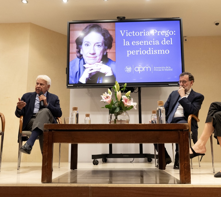 Victoria Prego, los ojos y la vida