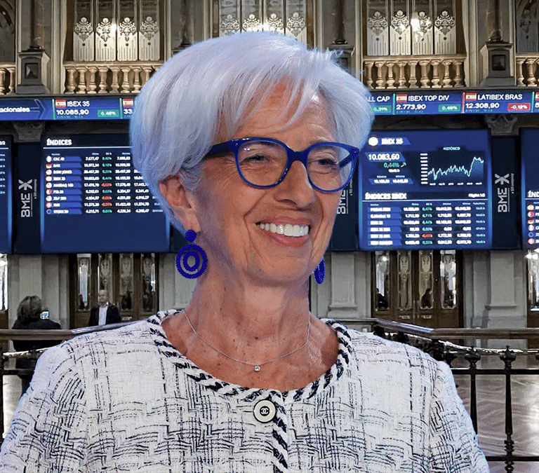 La posibilidad de que Lagarde congele la bajada de tipos hace ganar a la banca 4.000 millones en bolsa