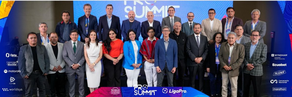 Las principales ligas de fútbol se reúnen en el Pro Summit en Ecuador para reflexionar sobre los retos del futuro en el fútbol profesional