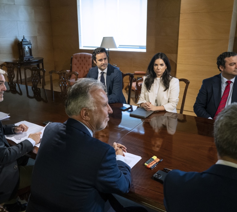 Vox revisará los acuerdos territoriales si el PP acepta el reparto de menores migrantes de Clavijo y Torres