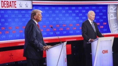 Trump arrolla a un Biden torpe, errático e incapaz de rebatirlo