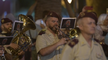 Una banda del ejército español, invitada en el festival militar en honor a Mohamed VI