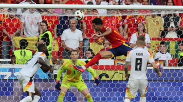 Salto a la gloria de Merino para echar a Alemania de su Eurocopa