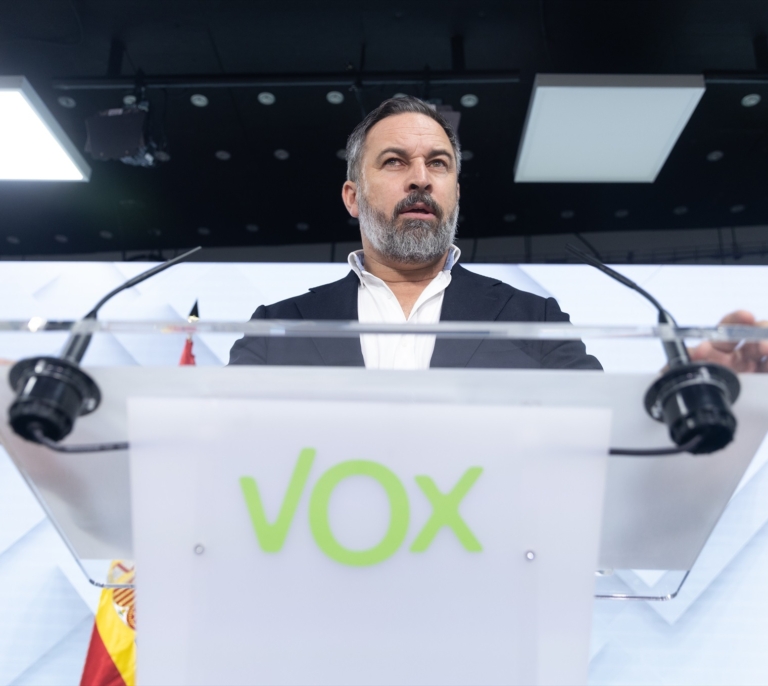 Ultimátum de Abascal al PP: "Se considerarán rotos los gobiernos que no eviten la distribución de menas"