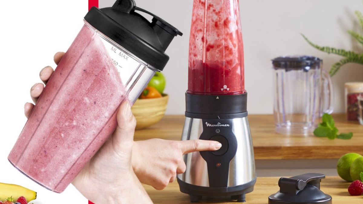 Batidora de vaso Moulinex Blend&Go LM1B1D