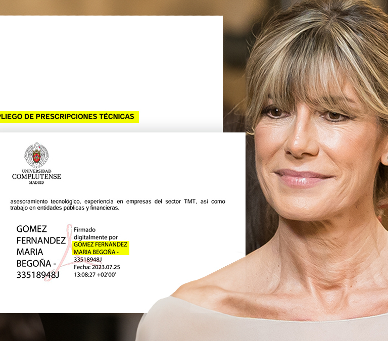 La Complutense investiga más de 100.000 euros destinados a la cátedra de Begoña Gómez