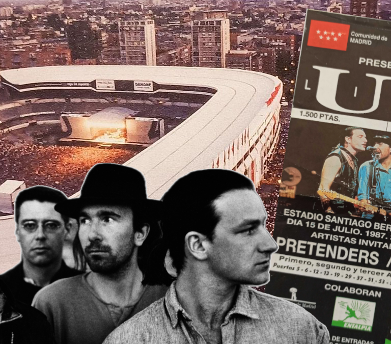 Cuando U2, Pretenders y UB40 tocaron para más de 100.000 personas en el Bernabéu: "Se les fue de las manos"