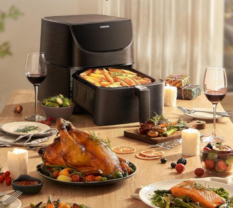La freidora de aire de COSORI con más de 70 mil valoraciones esta tirada de precio solo durante el Amazon Prime Day que termina hoy