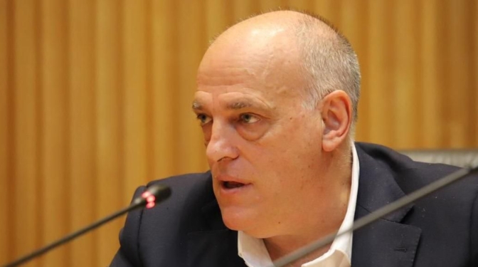 Javier Tebas transmite “tranquilidad y firmeza” ante la decisión del TAD y no ve motivos para su inhabilitación