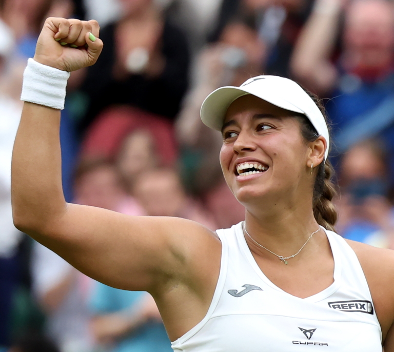 Jessica Bouzas derroca a la vigente campeona de Wimbledon