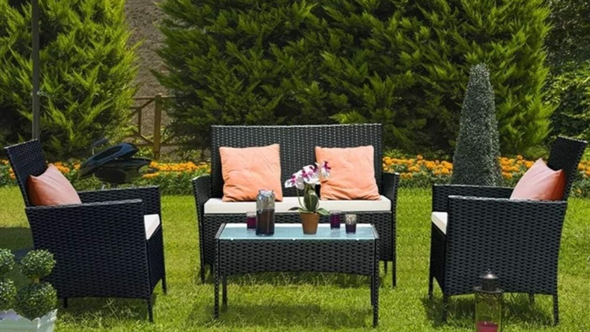 Juego de muebles de jardín bigzzia