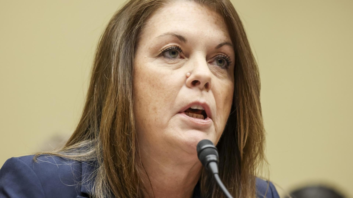 La directora del Servicio Secreto, Kimberly Cheatle, comparece este lunes en el Congreso de los Estados Unidos.
