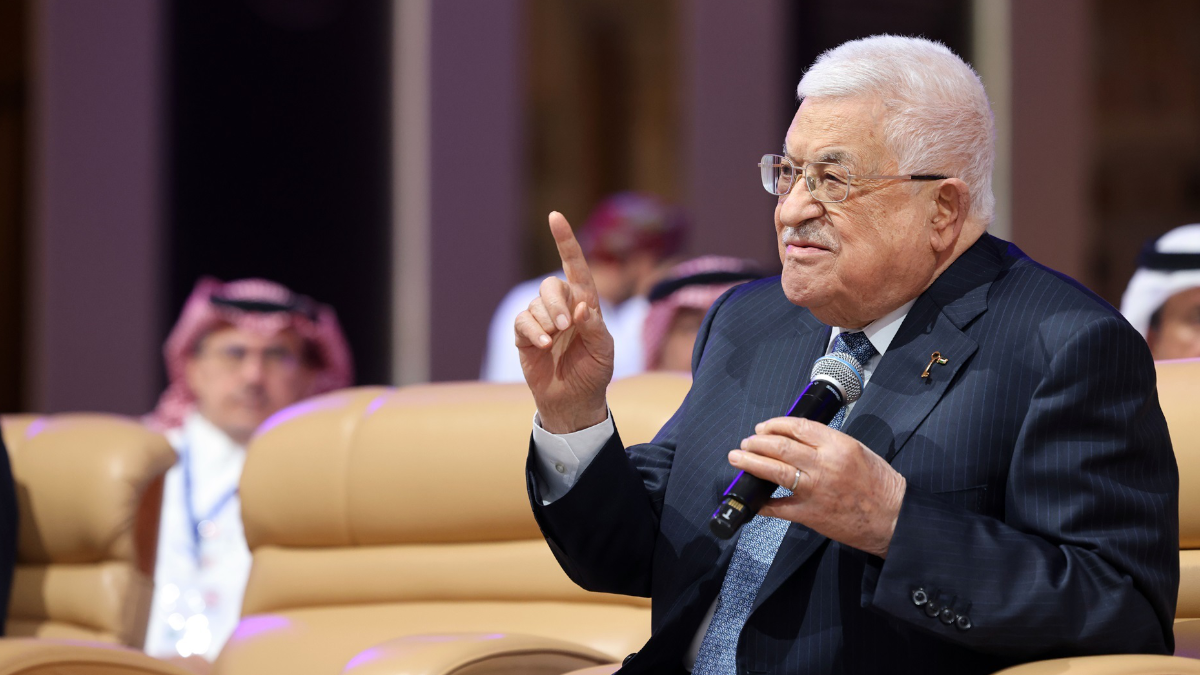 El presidente de la Autoridad Nacional Palestina, Mahmud Abás.
