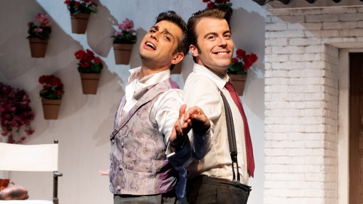 Christian Escuredo y Didac Flores, en una escena de 'El novio de España'.