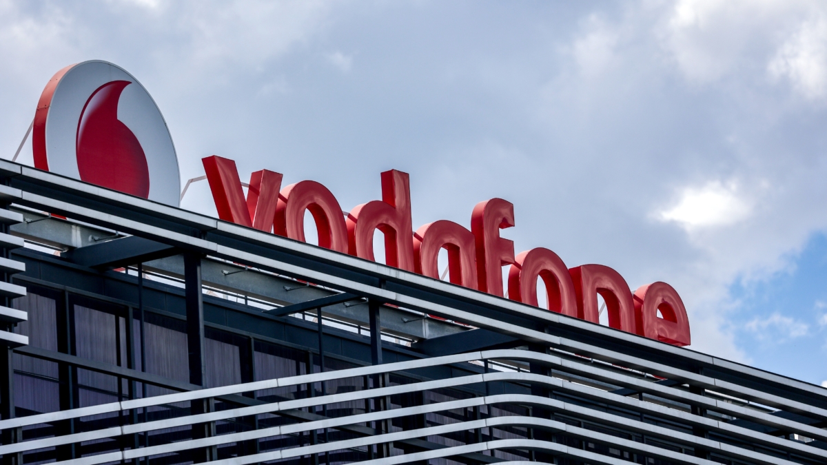 Fachada de la sede de Vodafone en Madrid