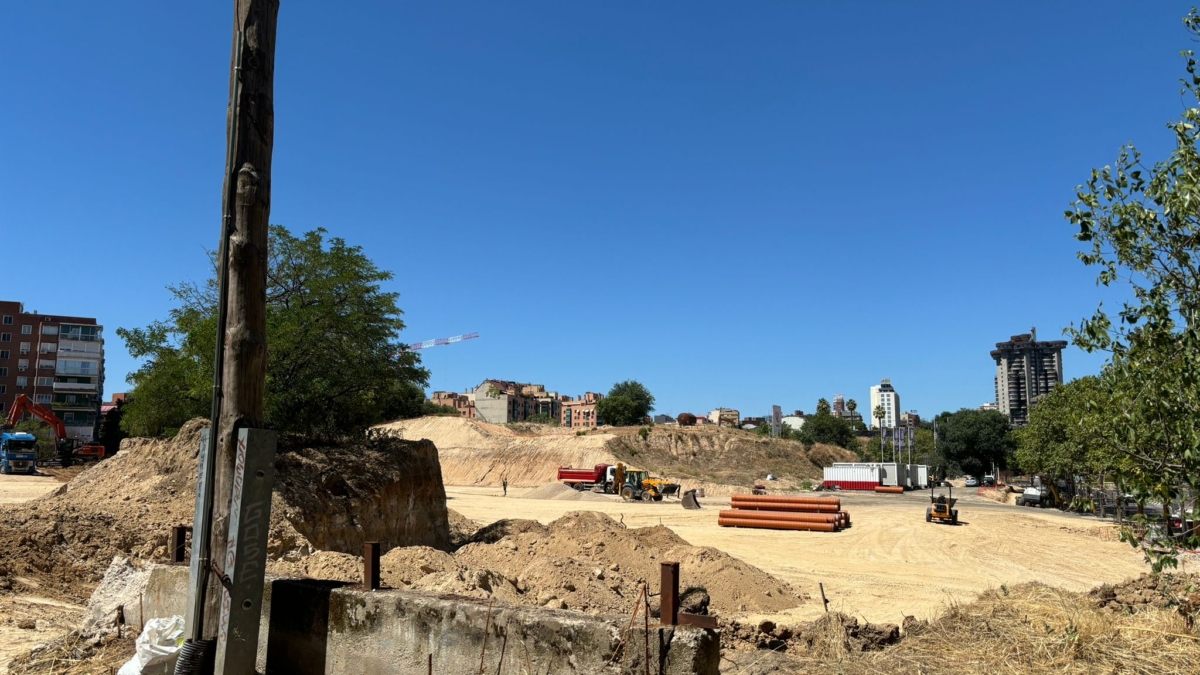 Estado de las obras en la charca de las ranas a 11 de julio de 2024