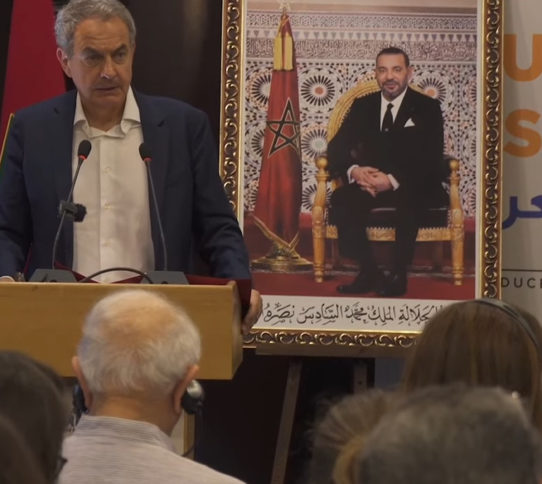 Zapatero celebra "los pasos de gigante" de Mohamed VI en pluralismo político