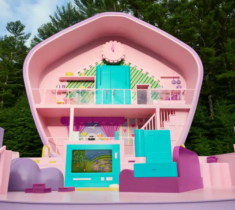 La casa-cofre de Polly Pocket abre sus puertas a tamaño real en Airbnb