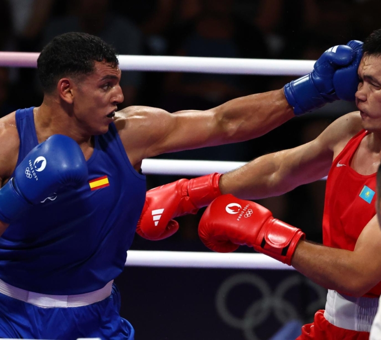 Ayoub Ghadfa le da al boxeo español otra medalla en París