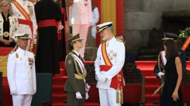 Leonor compite con Felipe VI por los 'likes'
