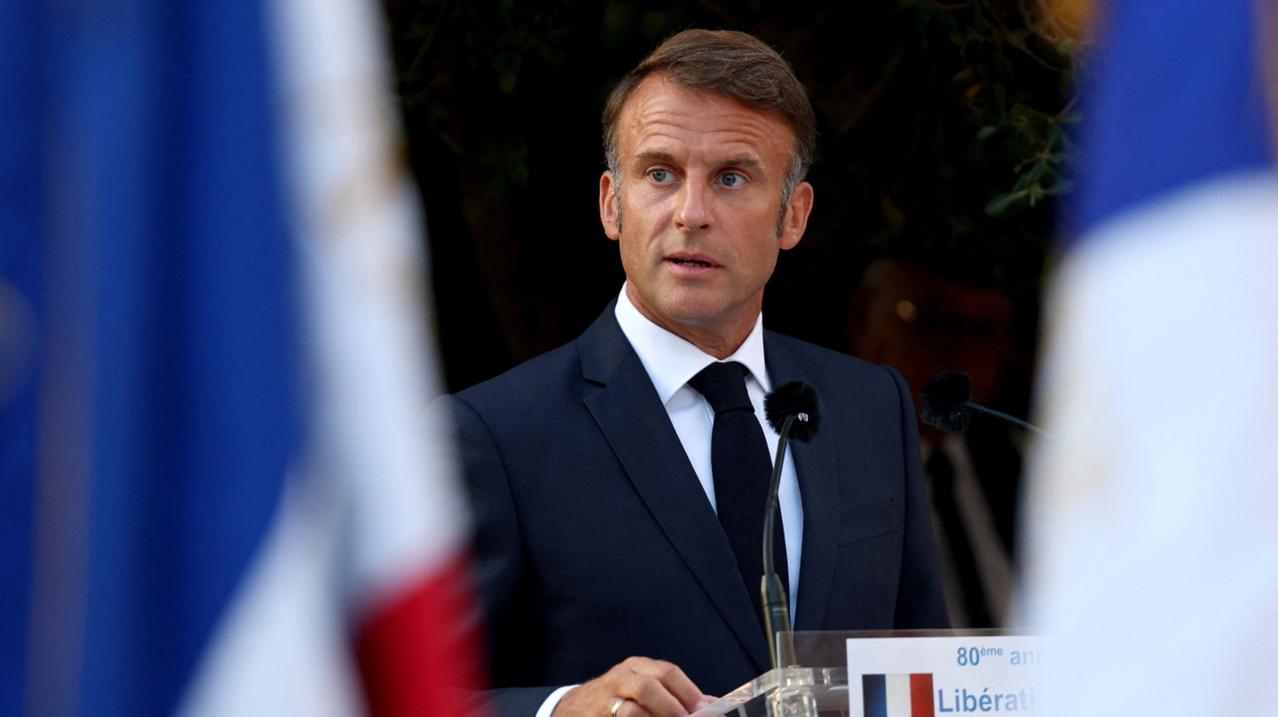 El presidente francés, Emmanuel Macron