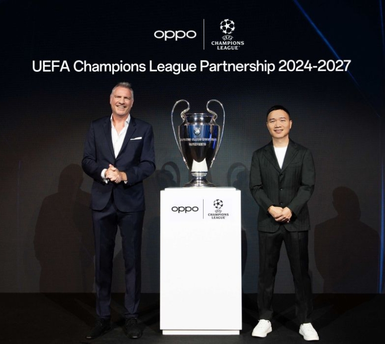 OPPO renueva su alianza con la UEFA para las próximas tres temporadas