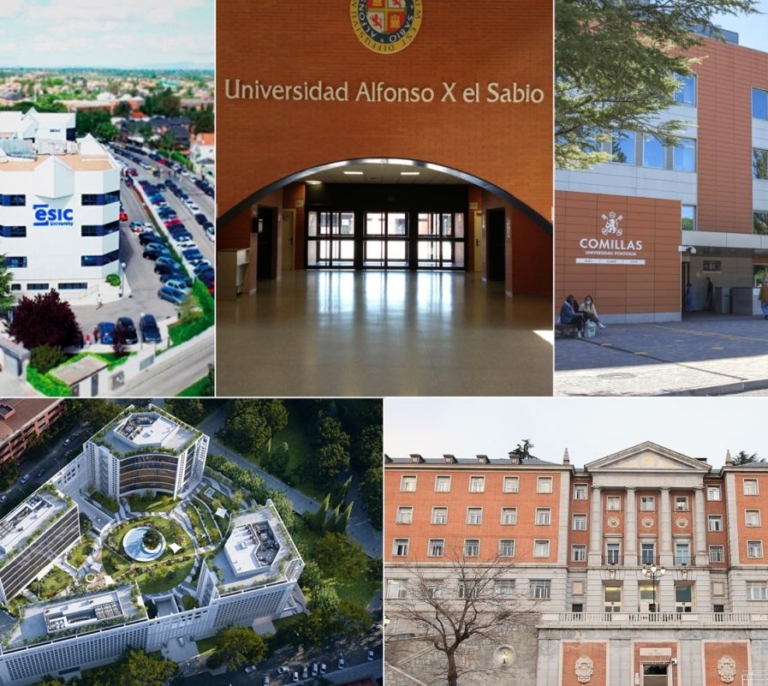 Las universidades Alfonso X el Sabio, Pontificia Comillas y CUNEF impulsan la diversificación y especialización de titulaciones en Madrid