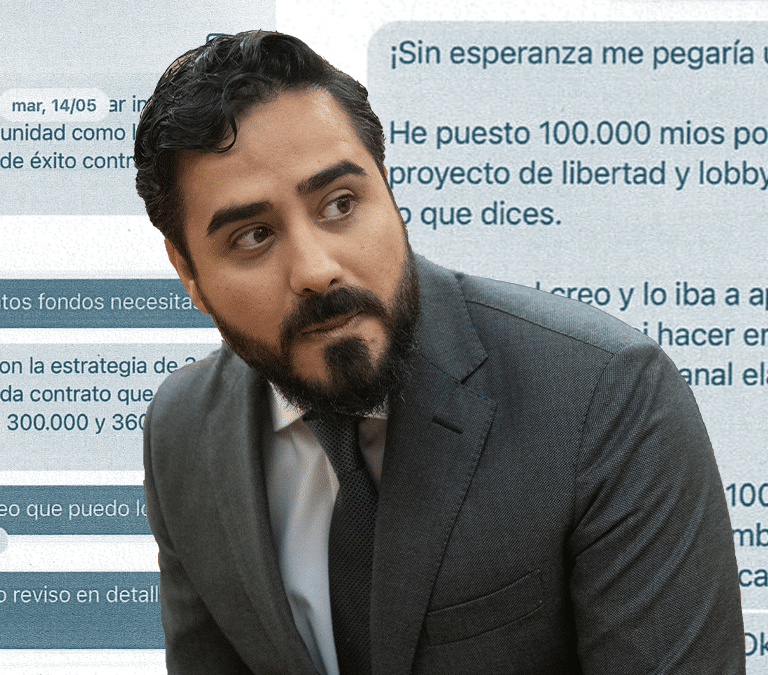 El pacto entre el bróker y Alvise: “Con un acuerdo podría financiar con holgura mi campaña sin la persecución estatal”