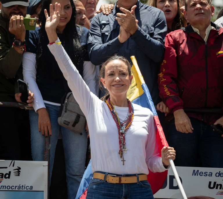 La opositora venezolana María Corina Machado, premio Václav Havel de Derechos Humanos del Consejo de Europa