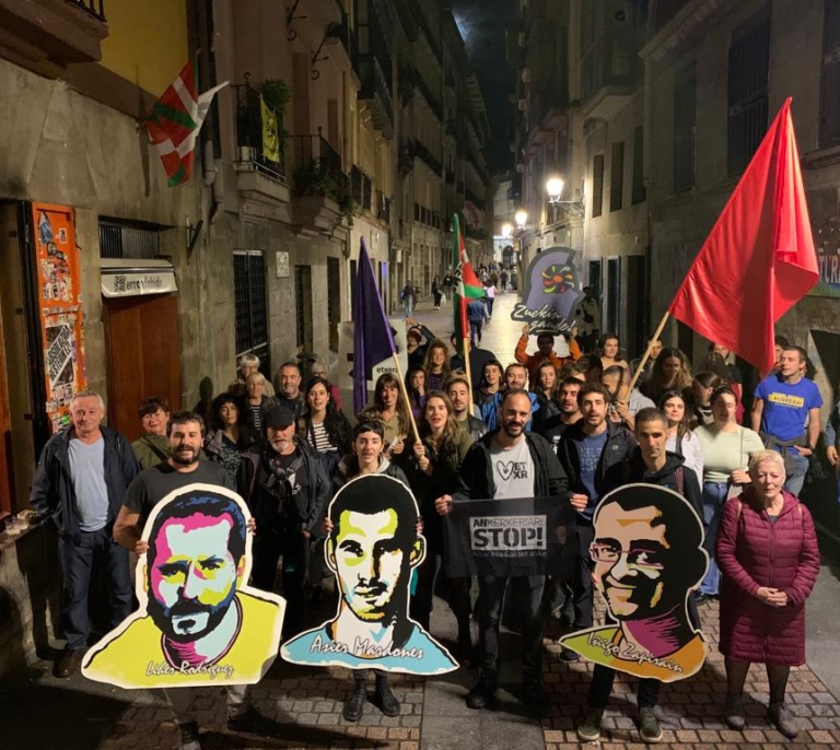 El Gobierno vasco quiere sancionar la exhibición de imágenes de etarras y símbolos de ETA en la vía pública