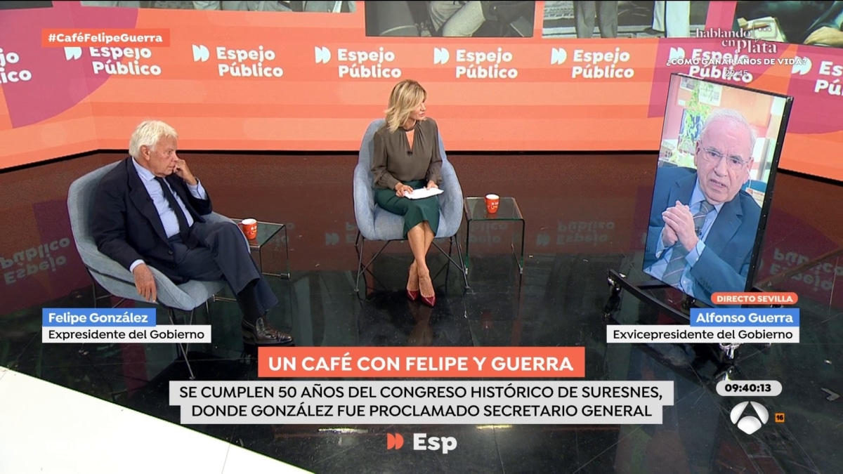 Felipe González y Alfonso Guerra: "Si no fuéramos los creadores del moderno PSOE, hubiéramos sido purgados"