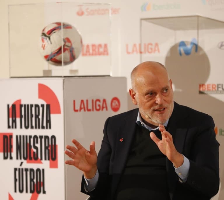 Javier Tebas asegura sobre el fraude audiovisual que "Google está ganando dinero con un delito"