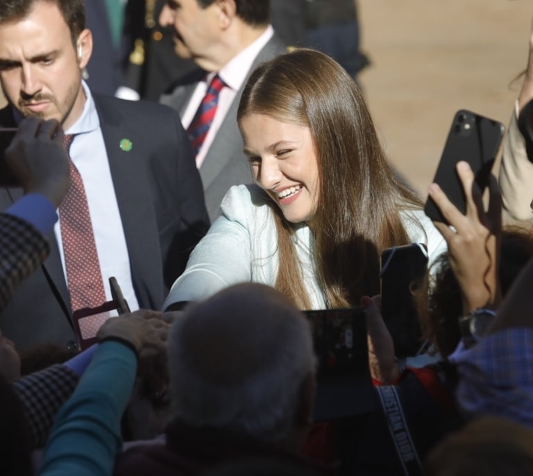 Leonor llega a Oviedo: "Desde que era niña venir a esta ciudad siempre ha sido una alegría"