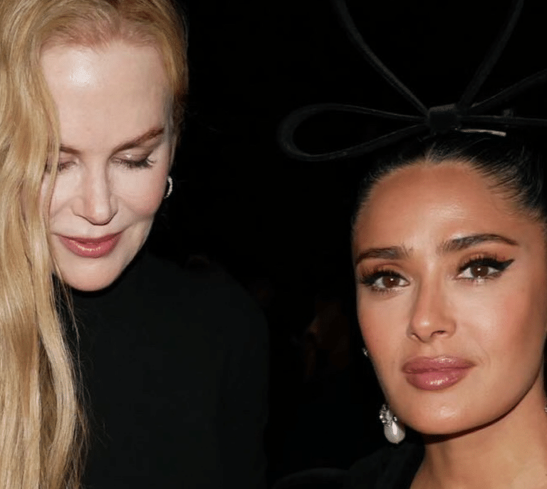 Lo que hay detrás del tenso momento de Salma Hayek y Nicole Kidman en París