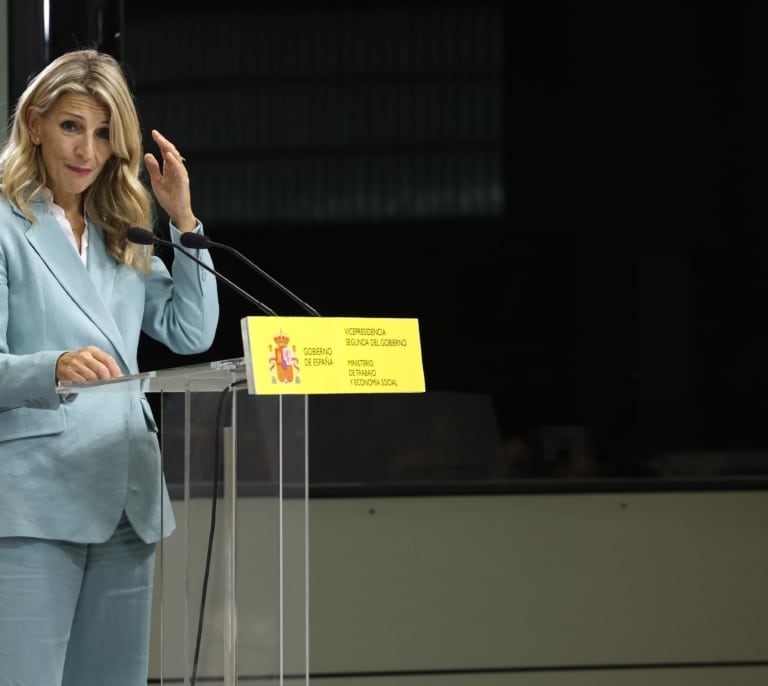 Yolanda Díaz, contra la propuesta de la ministra de Seguridad Social: "Con la salud no se juega"