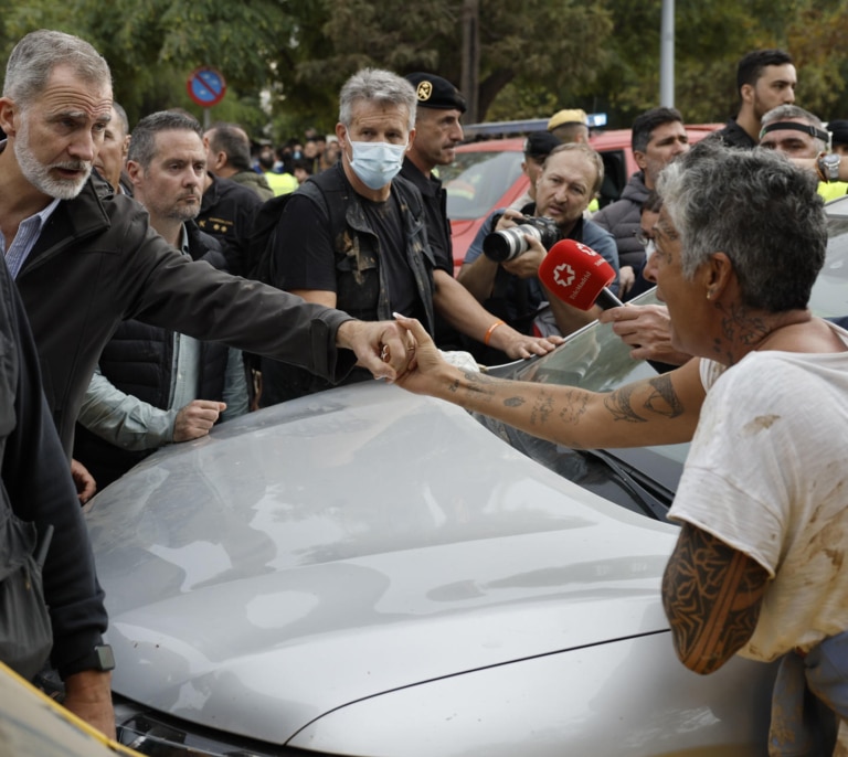 El Rey dice entender el "enfado" de los afectados por la DANA y pide "garantizar la presencia del Estado en toda su plenitud"