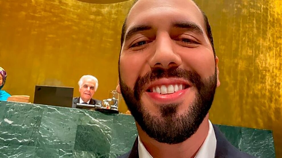 Nayib Bukele, presidente de El Salvador, en la ONU