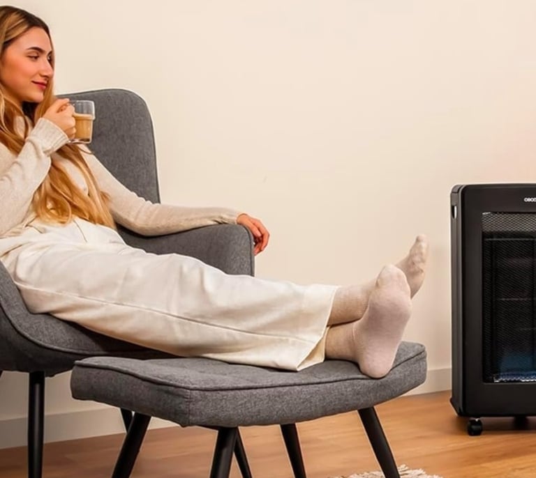 Párale los pies al frío con esta estufa de gas top ventas de Cecotec por menos de 60€