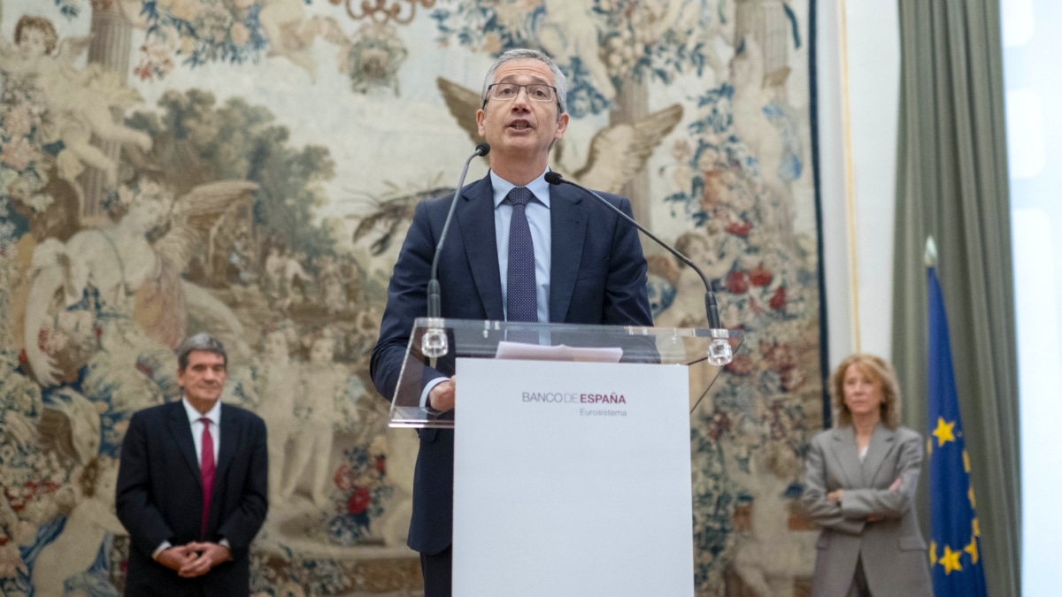 El exgobernador del Banco de España, Pablo Hernández de Cos, en una imagen de archivo