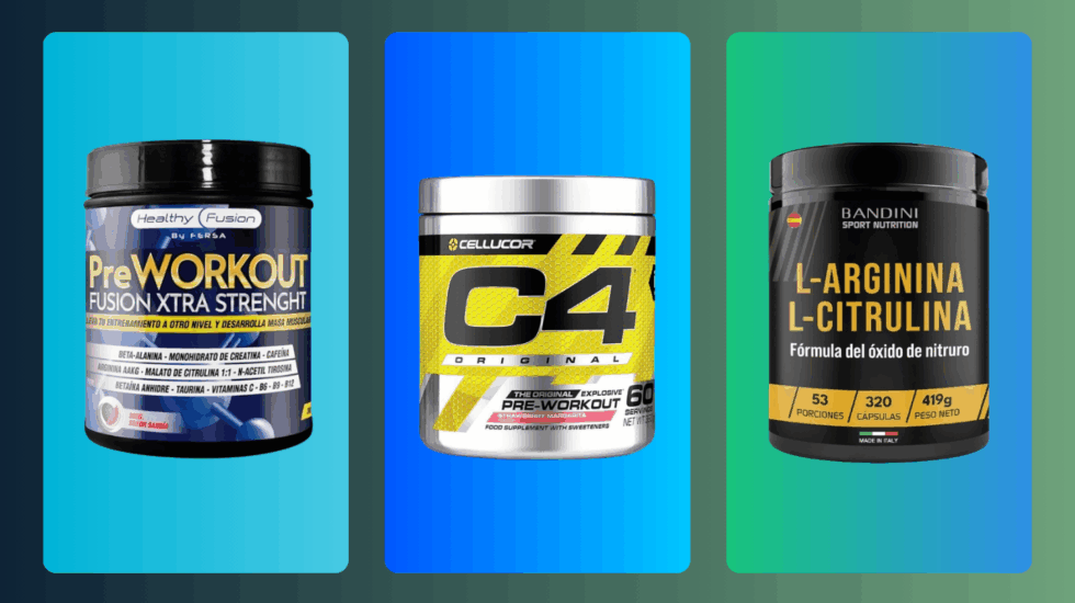 Los 10 Mejores Pre Entrenos para ganar energía, enfoque y rendimiento en el gimnasio (Guia 2025)