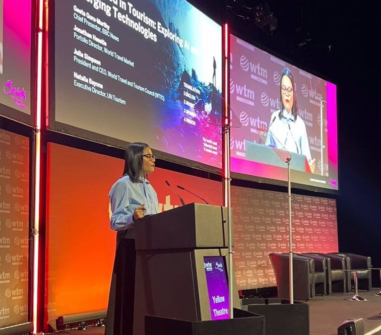 ONU Turismo reafirma su compromiso con la IA como motor turístico en el World Travel Market de Londres