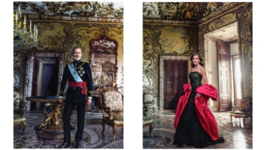 Annie Leibovitz se encomienda a Velázquez y Balenciaga para retratar a Felipe y Letizia