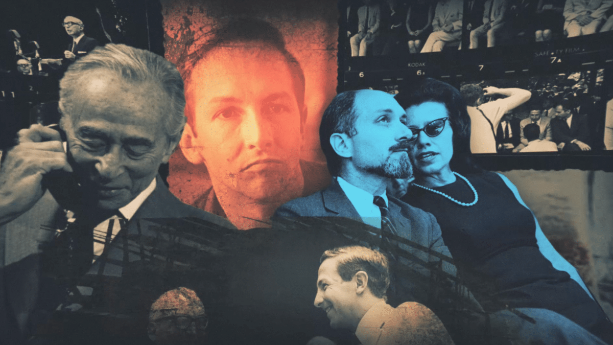 Leo Castelli, Robert Rauschenberg, Alan R. Solomon y Alice Denney, protagonistas de la 'conspiración' de la Bienal de Venecia de 1964.