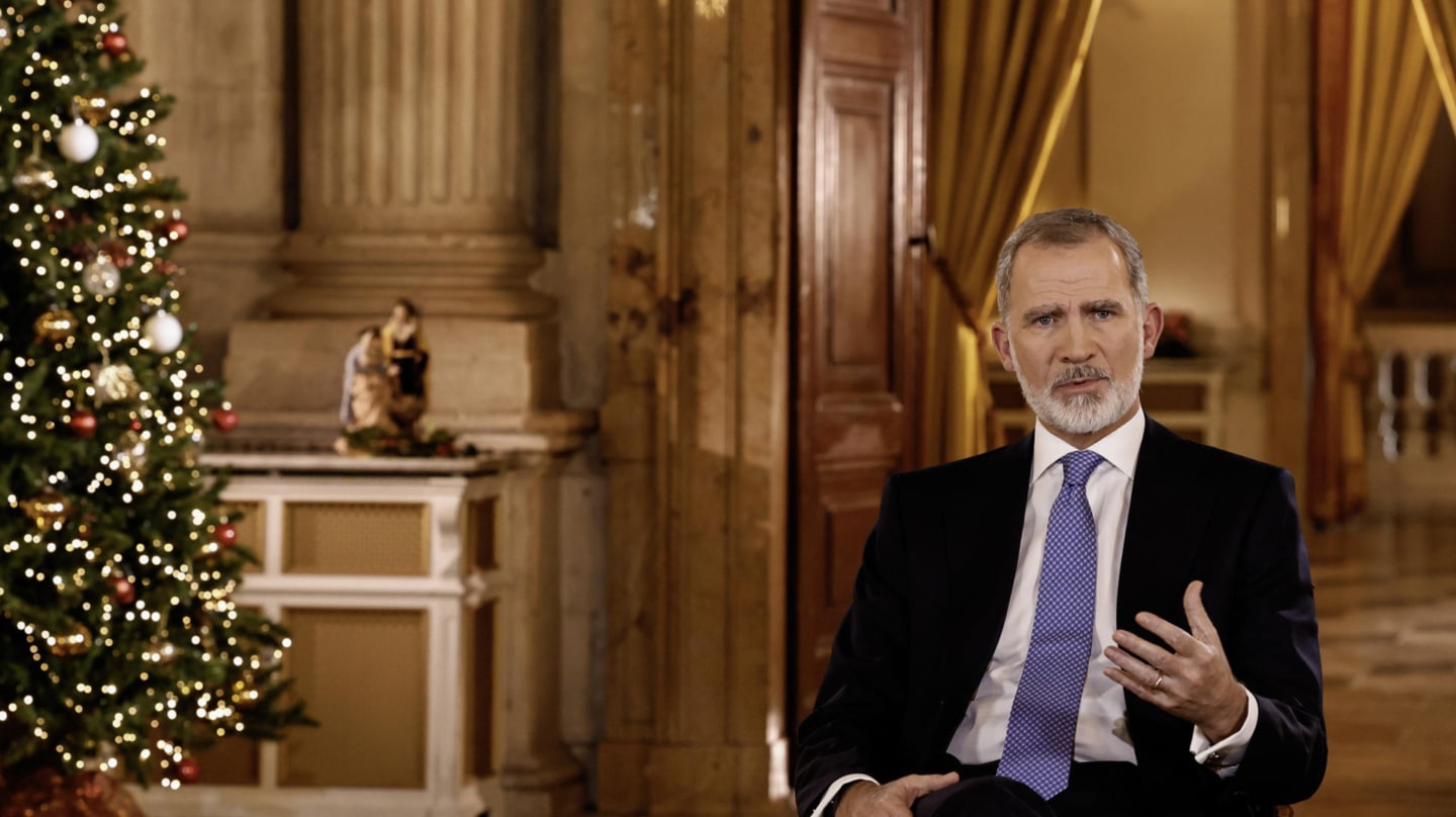 Siga en directo el mensaje de Navidad del rey Felipe VI