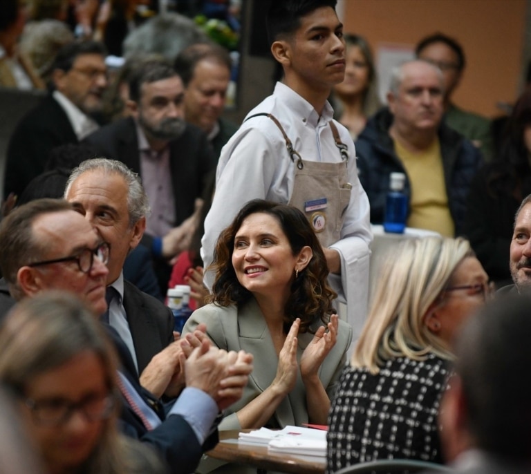 Libertad y cerveza como sangre de Ayuso