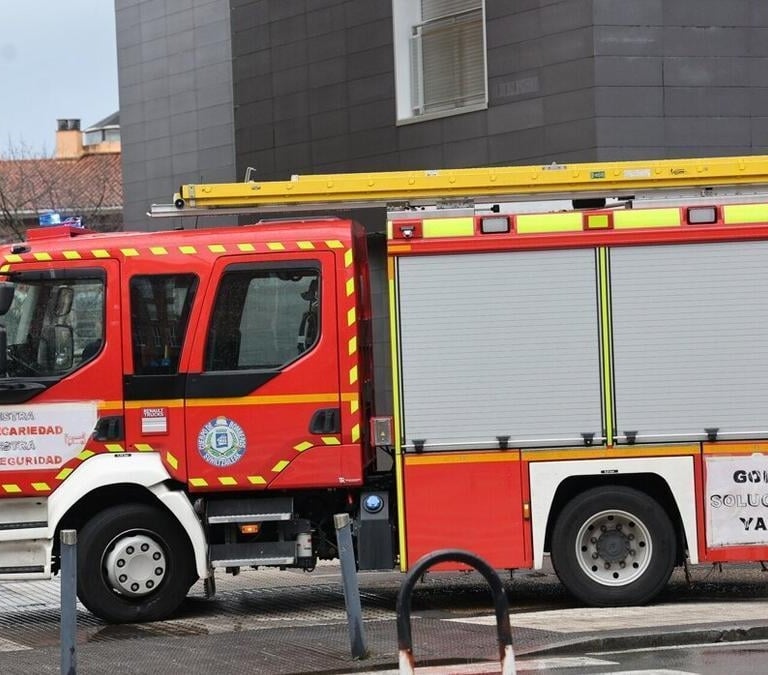 Ermua: Incendio doméstico deja herido a un hombre de 46 años