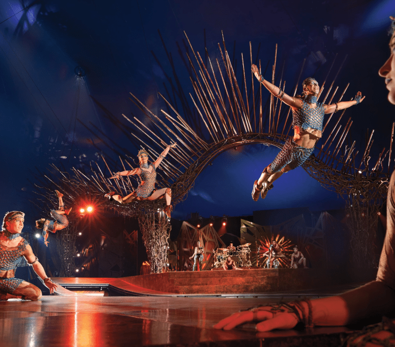 Alegría, del Cirque du Soleil: bajo la luz de la luna clara