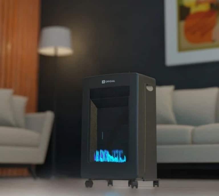 Práctica y plegable: así es esta estufa de llama azul ¡rebajada a menos de 70€ en PcComponentes!