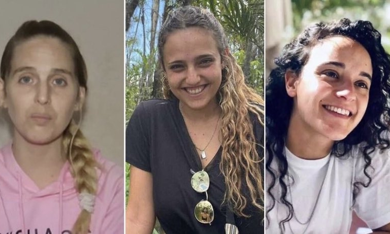 Quiénes son las tres jóvenes israelíes liberadas este domingo