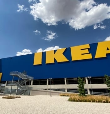 Fachada de una tienda IKEA en Madrid